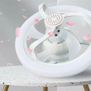 E27 LED mennyezeti ventilátor izzólámpa,  távirányítóval szabályozható - RGB  (THM) - 4. kép