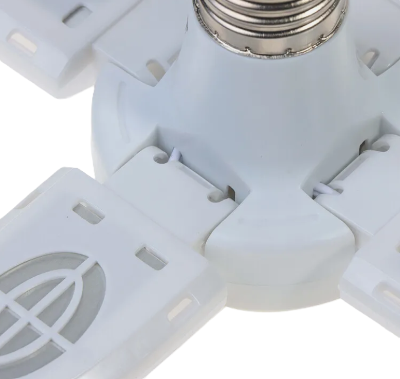 Mini E27 LED összecsukható négyágú nagy fényerejű, energiatakarékos, mennyezeti fényforrás 45W 15