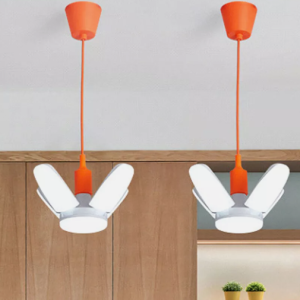 E27 LED összecsukható négyágú nagy fényerejű, energiatakarékos, mennyezeti fényforrás 45W (BBL) - 6. kép