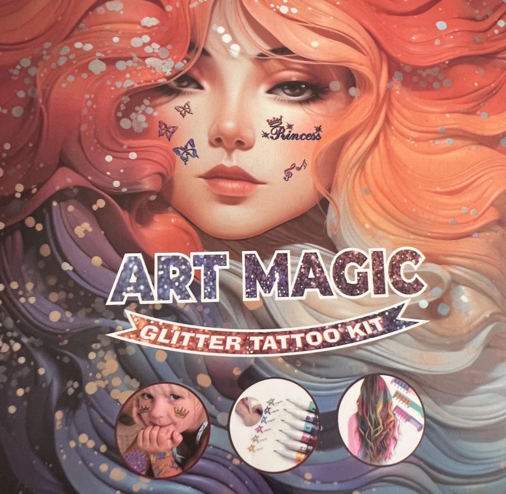 glitter art magic