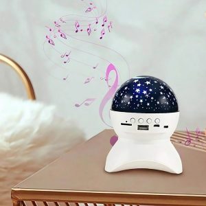 LED csillagos égbolt projektor bluetooth hangszóróval és telefonos vezérléssel – varázslatos éjszakai fény (BBV)(BBD) - 3. kép