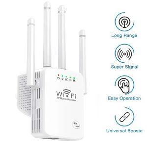 Vezeték nélküli jelerősítő – 4 antennás WIFI hatótávolság-bővítő 300 Mbps sebességgel, fejlett biztonsági funkciókkal (BBV) - 4. kép