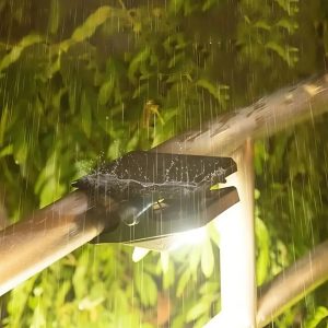 Solar LED mozgásérzékelős lámpa – YX-667C, napelemes és USB Type-C töltéssel, IP65 (BBD) - 4. kép