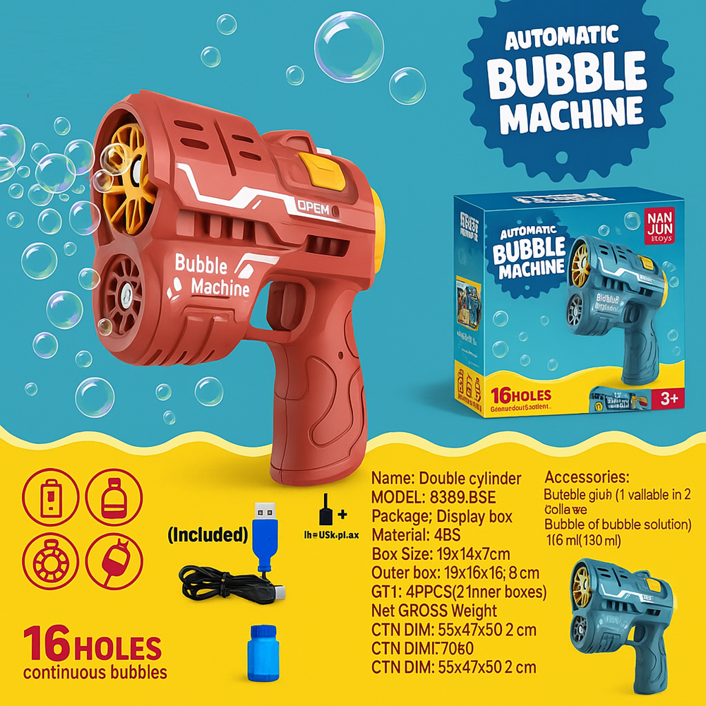 16_fúvókás_automata_buborékfújó_pisztoly_dupla_LED_világítással_nyári_kültéri_játék_gyerekeknek2