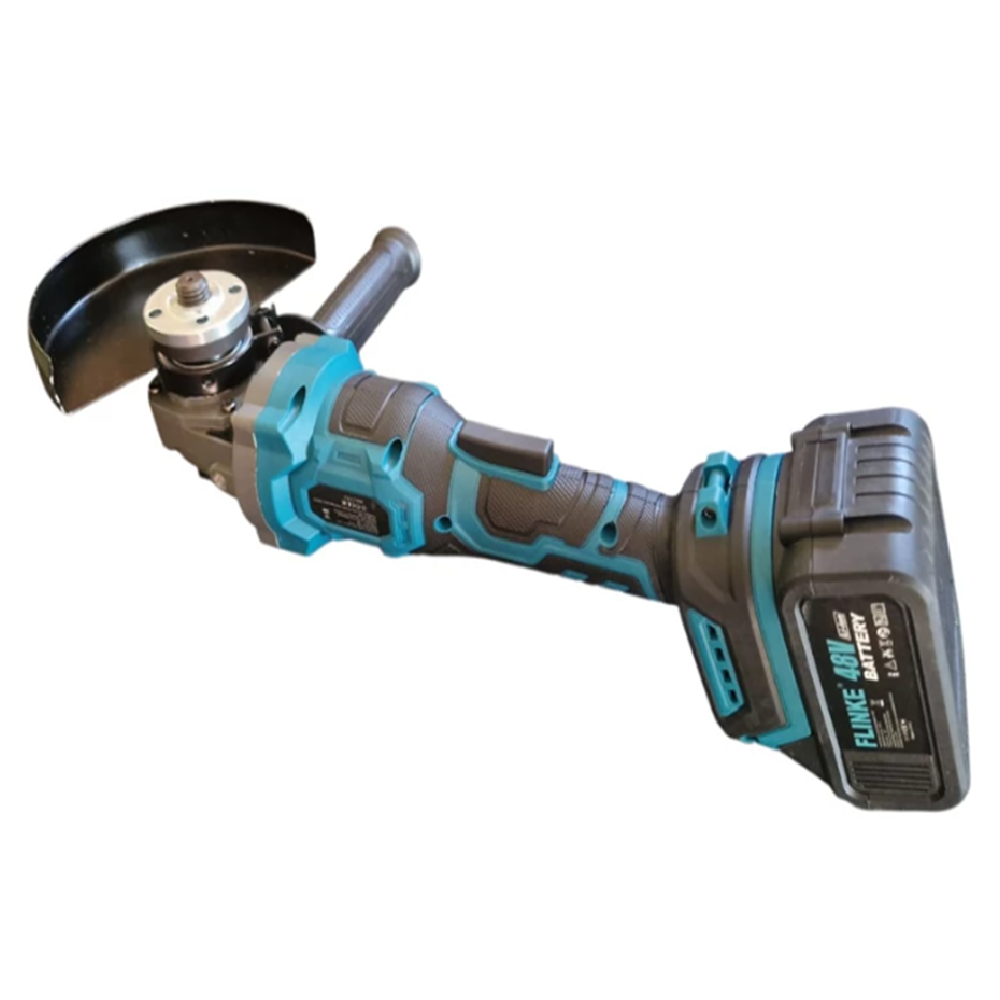 Flinke akkus sarokcsiszoló – 48V Li-Ion, 1200W, 2 akkumulátorral és gyors töltővel FK-9027 (BBD)6