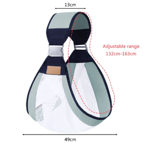 Kényelmes állítható babahordozó újszülötteknek – párnázott, széles vállpántokkal a biztonságos hordozáshoz (BBM) - Image 3