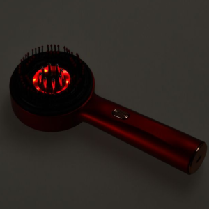 Elektromos fejbőr masszázskefe infravörös fénnyel és beépített olajadagolóval – USB-s hajápoló masszírozó (BBM) - 7. kép