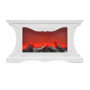 LED dekoratív díszkandalló lángeffekttel – valósághű lánghatású hangulatfény, 22×40cm -fehér SP-90 (BBD) - 4. kép