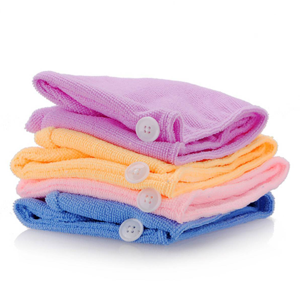 Hajszárító törölköző rózsaszín színben – gyorsan száradó mikroszálas hajkendő (BLLV)3