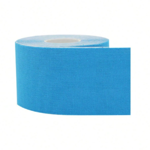 Kineziológiai tapasz – 5 cm × 5 m izom- és ízülettámasztó sport szalag fájdalomcsillapításhoz és regenerációhoz - kék (FX) (BLLV) - 4. kép
