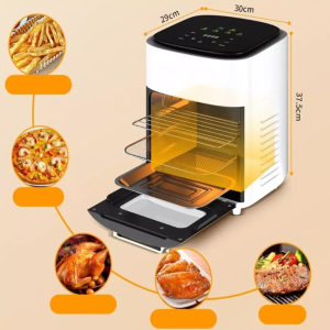 KIMIYO Air Fryer – olaj nélküli légkeveréses sütő egészséges sütéshez (FXI) - 6. kép