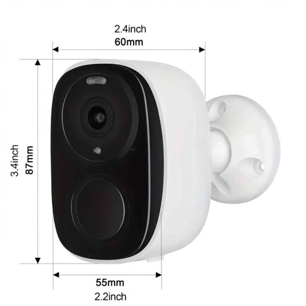 Wifi megfigyelőkamera akkumulátoros kivitelben – kültéri vezeték nélküli biztonsági kamera éjjellátással és mozgásérzékelővel 6