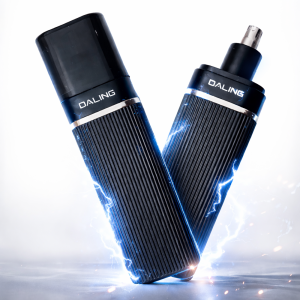 Daling DL-7111 USB orrszőrnyíró – elektromos orr- és fülszőrnyíró trimmelő rozsdamentes acél pengével, fekete (BBD) - 5. kép