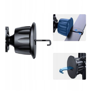 Ezra HL105 mágneses autós telefontartó – erős tartás, univerzális mobil tartó, 360° forgatható (8×6×6 cm) (BBD) - 5. kép