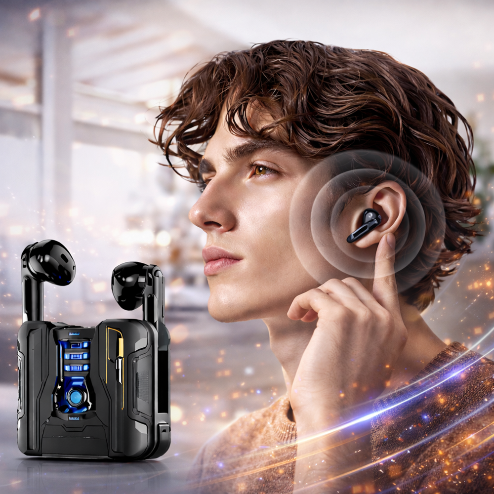 G61 True Wireless Bluetooth 5.4 fülhallgató – vezeték nélküli TWS headset töltőtokkal, prémium hangzás (BBD) 2