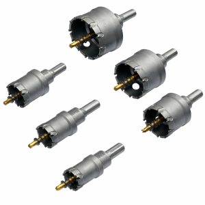 HA-0060 körkivágó fűrész készlet 22–65 mm – 6 db-os lyukfűrész szett fához és gipszkartonhoz (BBD) - 4. kép