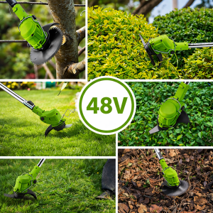 KIYOSHI 48V akkumulátoros szegélynyíró és fűkasza teleszkópos nyéllel – vezeték nélküli (BBV) - Image 3