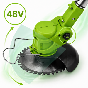 KIYOSHI 48V akkumulátoros szegélynyíró és fűkasza teleszkópos nyéllel – vezeték nélküli (BBV) - Image 5