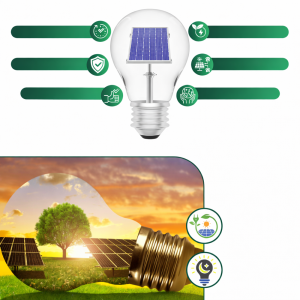 NEXTLY W755-6 kültéri napelemes LED lámpa – mozgás- és fényérzékelős, távirányítós, 3 világítási mód (BBV) - 3. kép