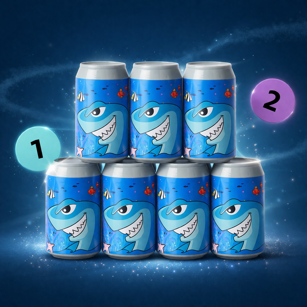 SharkRiot Shark Attack cápás labdakilövő játékpisztoly – labdás kilövő játék gyerekeknek 30×28×16 cm (BBJ) 6