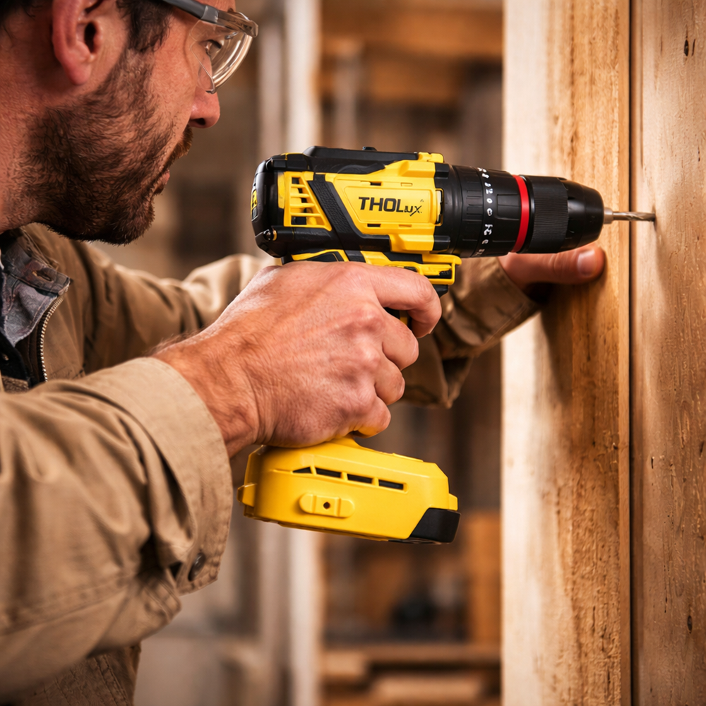 THO M-9145 akkus ütvefúró csavarozó – vezeték nélküli fúró-csavarozó ütvefúró funkcióval (FX) 2