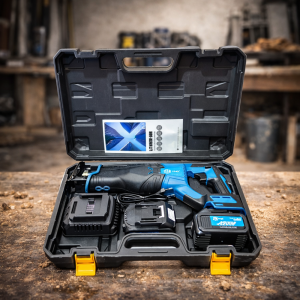 THOLux M-8810B akkus orrfűrész 36V – vezeték nélküli orrfűrész 2 akkumulátorral, fa és fém vágásához (FX) - Image 4