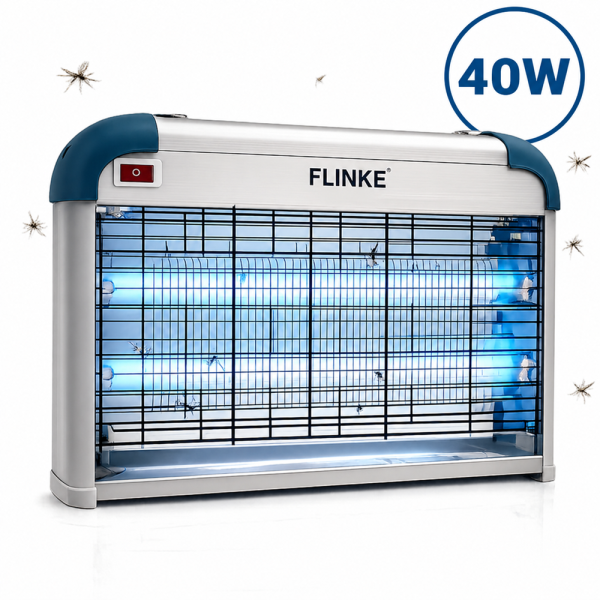 Flinke 40W elektromos rovarirtó lámpa – UV fénycsöves szúnyog- és légycsapda beltérre (BBA)