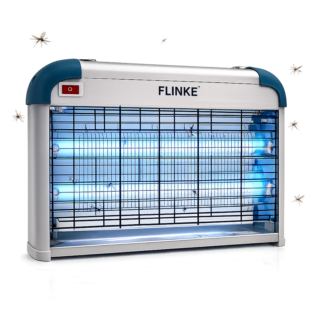 Flinke 60W elektromos rovarirtó lámpa – UV fénycsöves szúnyog- és légycsapda beltérre (BBA) 1