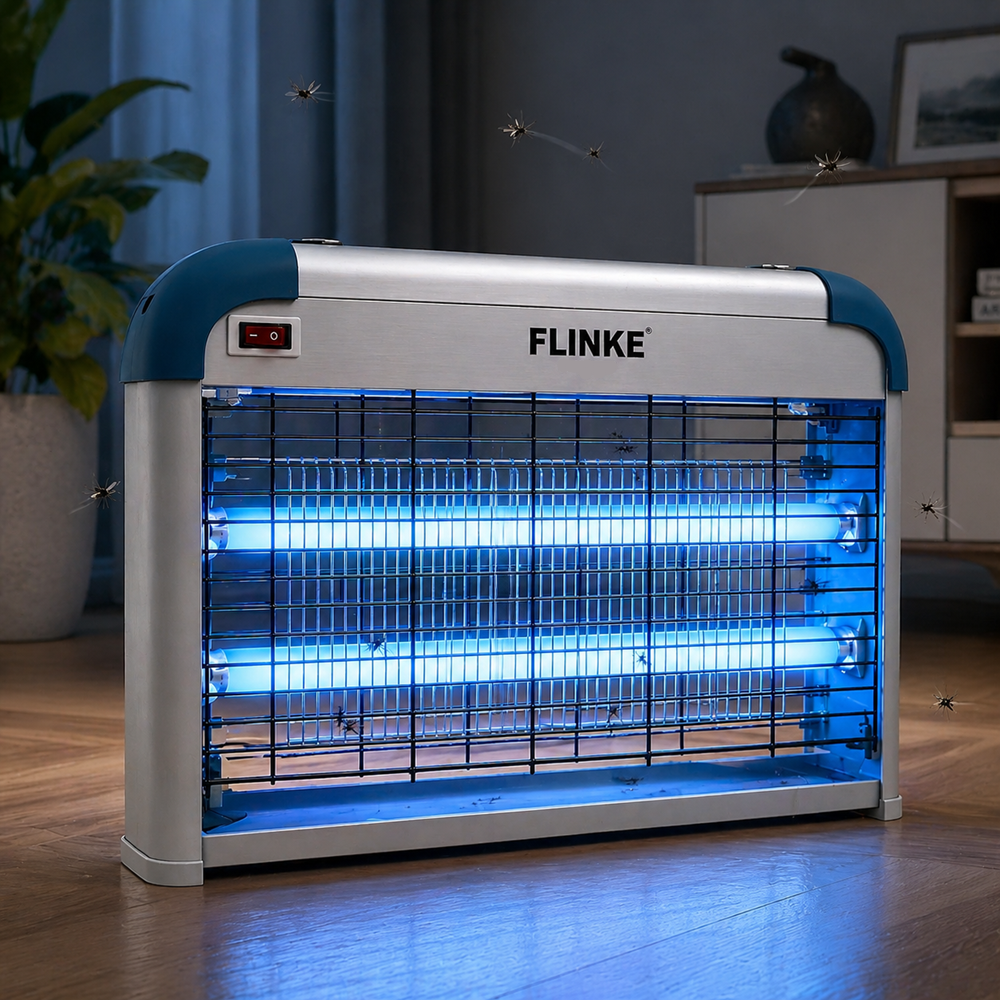 Flinke 60W elektromos rovarirtó lámpa – UV fénycsöves szúnyog- és légycsapda beltérre (BBA) 2
