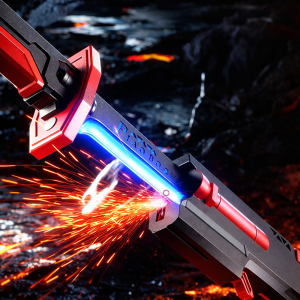 Flint Battle Blade LED katana kard – füst- és szikraeffektes világító játék kard, hanghatással (BBJ) - 3. kép