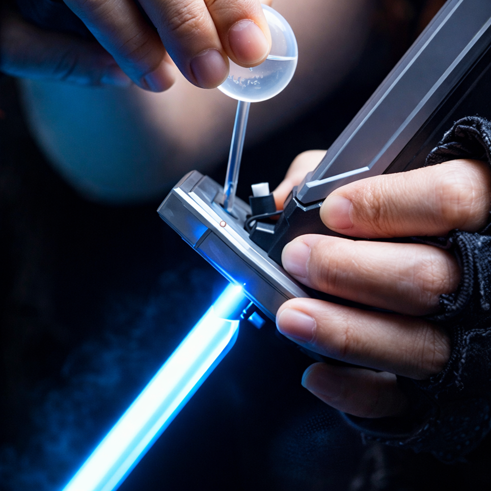 Flint Battle Blade LED katana kard – füst- és szikraeffektes világító játék kard, hanghatással 4