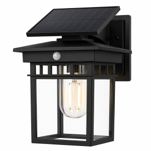 Haoerliang HEL-866 antik stílusú napelemes fali lámpa – vintage kültéri LED lámpa IP65 vízálló kivitelben (BBD) - Image 6