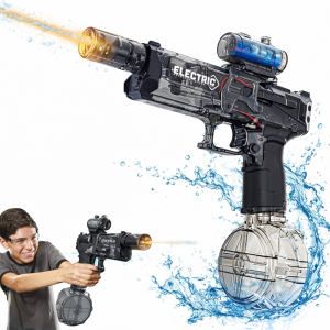 HydroStorm elektromos vízpisztoly – pisztoly formájú automata vízágyú nagy tartállyal, 10m hatótáv (BBJ) - Image 6