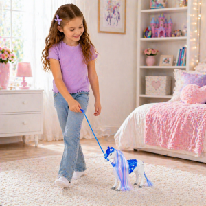 Illusion State interaktív játék ló – sétáló, zenélő és nyerítő ló figura gyerekeknek (BBMJ) - Image 3