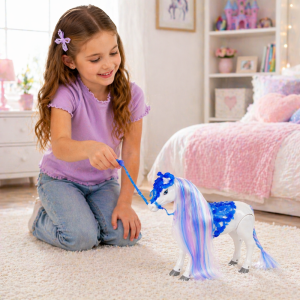 Illusion State interaktív játék ló – sétáló, zenélő és nyerítő ló figura gyerekeknek (BBMJ) - Image 4