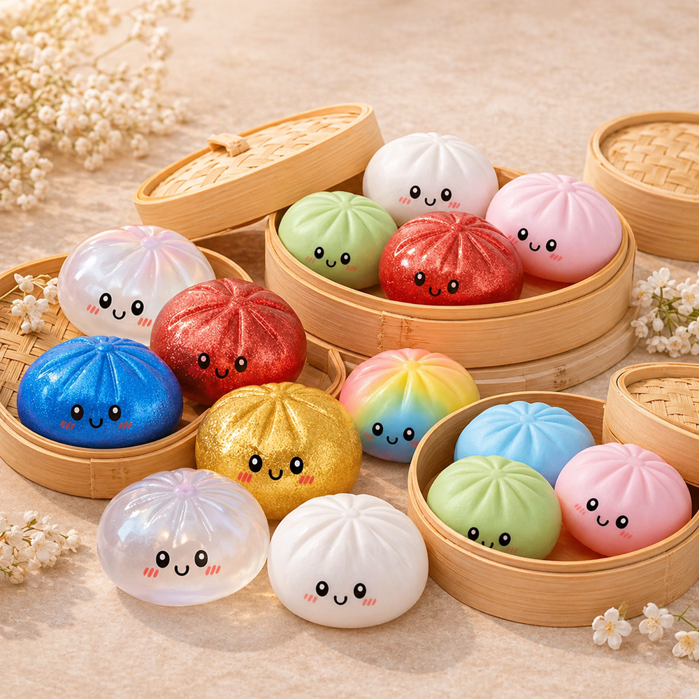 Mystery Dumpling meglepetés gombóc – gyűjthető színes dumpling kapszula, random színnel 7