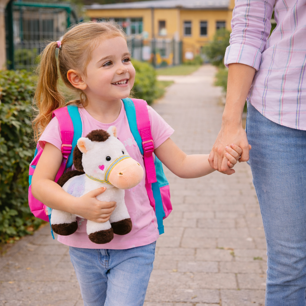 PufiPóni plüss ló 20 cm – puha, ölelhető lovacska plüss játék gyerekeknek és ajándéknak (BBJ) 5