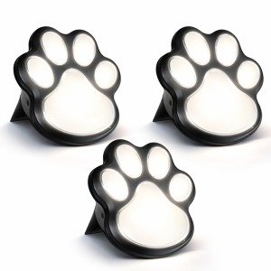 SolarPaw napelemes mancs mintás LED kerti dekor lámpa szett 3 db kültéri díszvilágítás (BBD) - Image 7