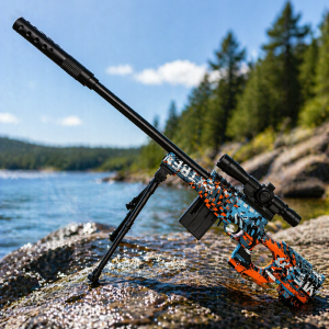 Zselégolyós játék puska 79 cm – zselés lövedékes kilövő, nagy hatótávú kültéri játék gyerekeknek (BBJ) - Image 6