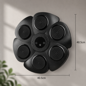 Bluetooth zenélő boxgép falra – LED reflexfejlesztő box tréner 9 ritmus móddal 40×40×6 cm (BBJ) - 7. kép