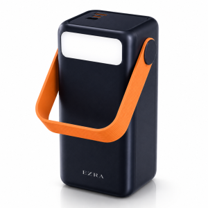 EZRA PR138 powerbank 40000mAh – nagy kapacitású hordozható gyorstöltő LED lámpával és Type-C csatlakozóval (THM) - 6. kép