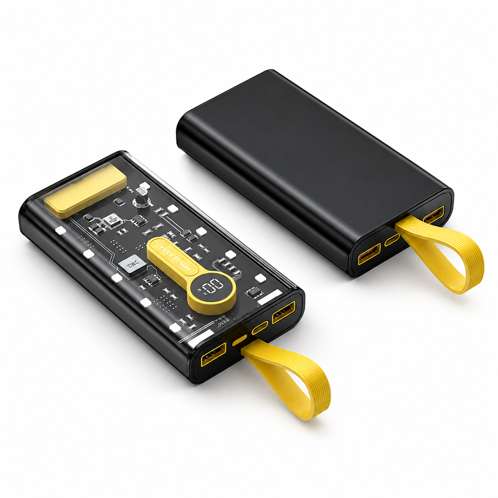 NEN XN-743 powerbank 28000mAh – 65W szupergyors töltésű hordozható külső akkumulátor (BBD) 1