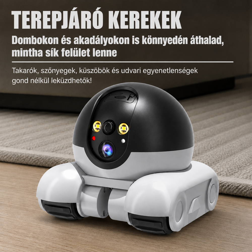 SXT-046 távirányítós megfigyelő robotkamera – WiFi FPV kamera autó éjjellátó LED világítással (BBD) 3
