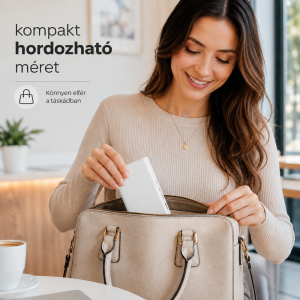 TEKONE JHW-4 powerbank 10000mAh – hordozható külső akkumulátor dupla USB csatlakozóval (BBD) - 3. kép