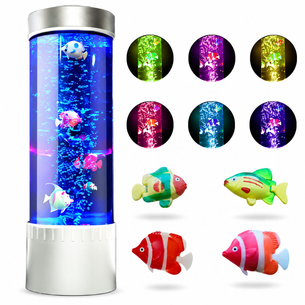 BubbleJoy mini LED buboréklámpa – dekorációs buborékos hangulatfény (THM) 1