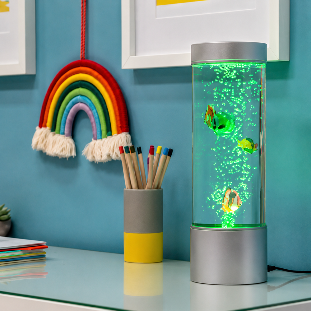BubbleJoy mini LED buboréklámpa – dekorációs buborékos hangulatfény (THM) 4