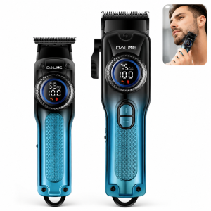 Daling DL-9305 férfi grooming szett digitális kijelzővel – többfunkciós hajvágó, szakállvágó és trimmer készlet (BBD) - 5. kép