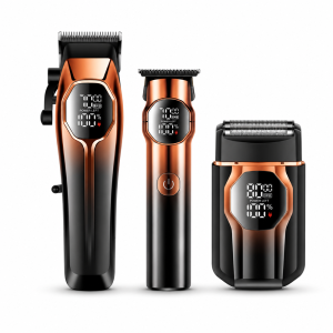 Daling DL-9308 3 az 1-ben grooming szett digitális kijelzővel – hajvágó, trimmer és borotva készlet (BBD) - 6. kép