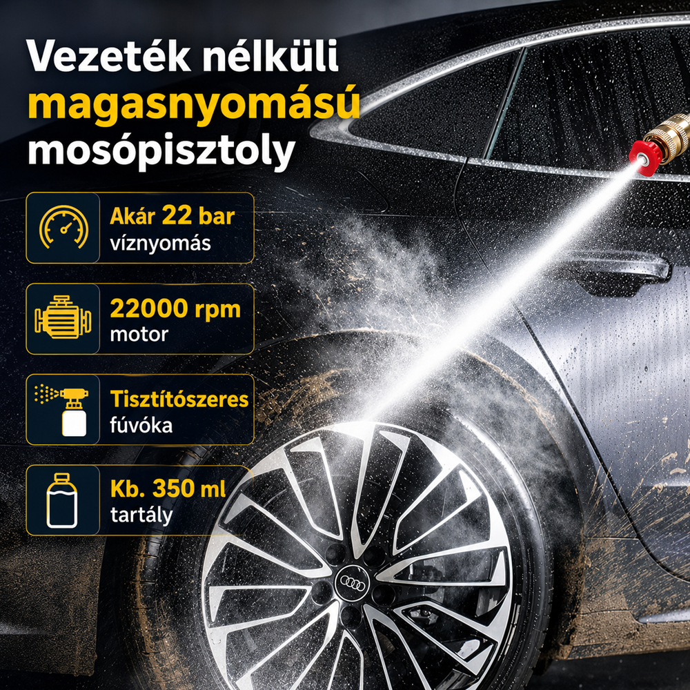 Weber állítható locsolópisztoly – kerti vízpermetező szórófej autómosáshoz, öntözéshez és tisztításhoz (BBL) 2
