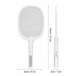YPD LTD-618 elektromos szúnyogirtó ütő állvánnyal – újratölthető USB-C rovarcsapda 1200 mAh akkumulátorral (BBD) - 5. kép